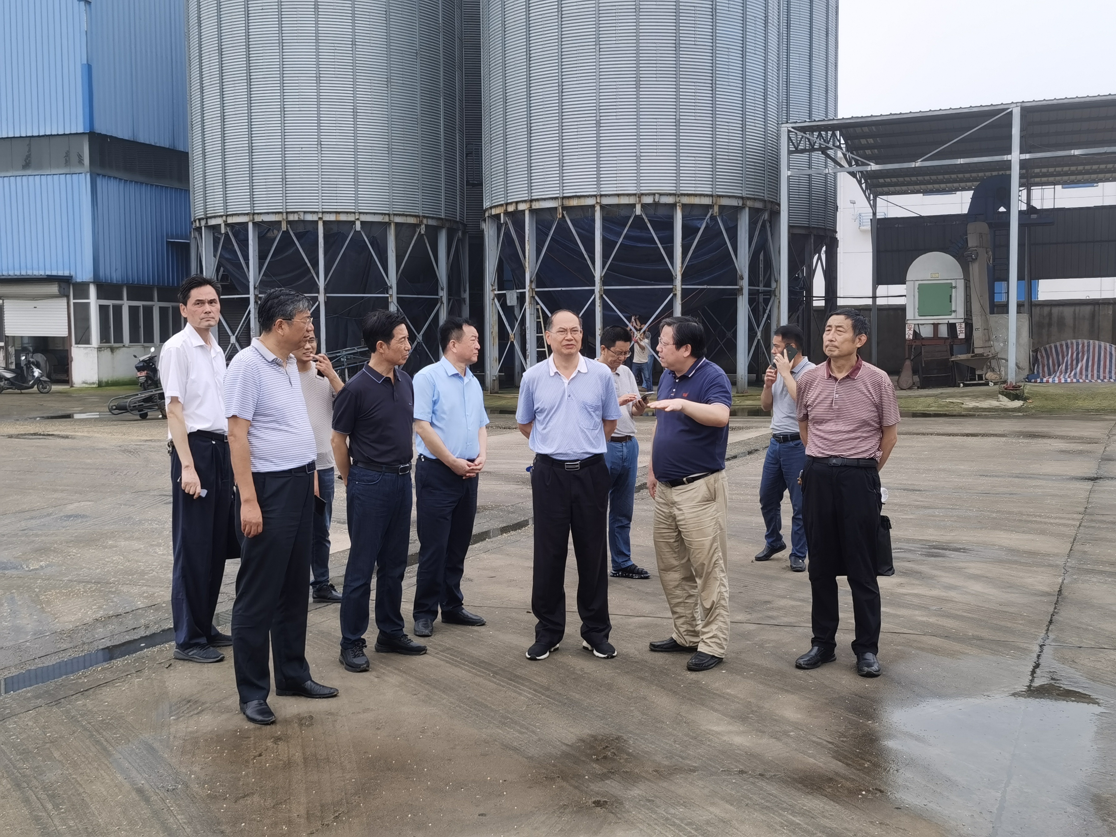 集團(tuán)公司黨委書記、董事長(zhǎng)詹先豪到皖墾種業(yè)明光分公司督導(dǎo)搶運(yùn)保種工作